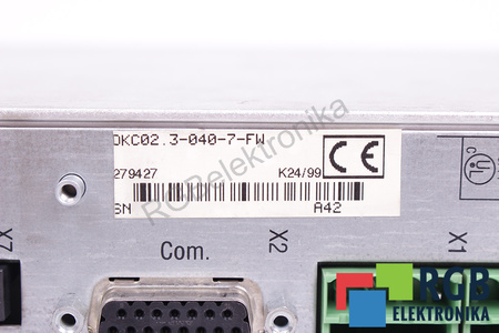 DKC02.3-040-7-FW BOSCH REXROTH SANS CAPOT