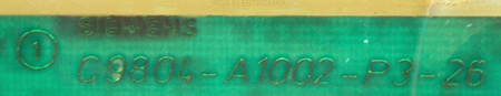 C98043-A1002-L3-29 SIEMENS SIMOREG D380/65