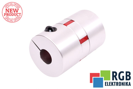 YH10-46-16-16-70 D=46MM D1= D2=16MM L=70MM ALUMINIUM ACCOUPLEMENT ÉLASTIQUE A MÂCHOIRES