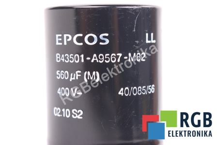 CONDENSATEUR B43501-A9567-M82 EPCOS 560UF, 400VDC