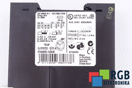 3TK2830-1CB30 SIEMENS SIRIUS