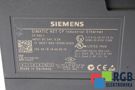 6GK7343-1EX30-0XE0 SIEMENS SIMATIC NET CP 343-1