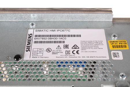 6AV7892-0BH30-1AC0 SIEMENS SIMATIC HMI IPC677C