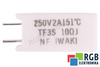 RÉSISTANCE RES-10-OHM-3W-12-8-25 IWAKI TF3S 10 OHM 10OHM