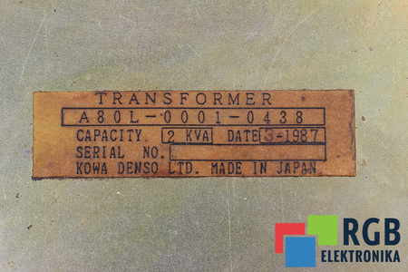 A80L-0001-0438 KOWA DENSO 2KVA TRANSFORMATEUR