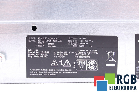 EMS01 DELL CN-0CC507-42940-688-0A2E BOÎTIER