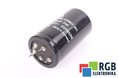 CONDENSATEUR B43306-U0957-M1 S+M 25/085/56 950UF, 400VDC