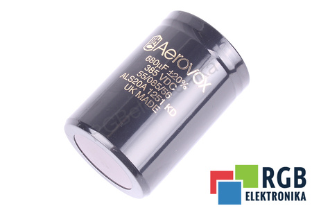 CONDENSATEUR ALS20A1251KD AEROVOX 680UF, 385V