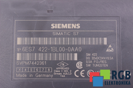 6ES7422-1BL00-0AA0 SIEMENS SIMATIC S7-400