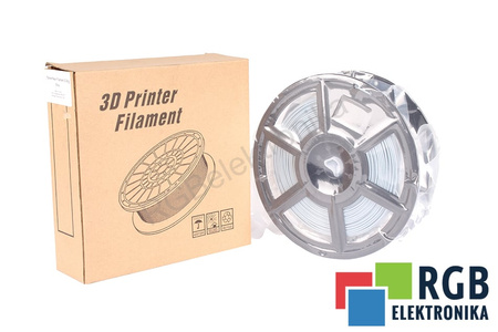 1,75MM PEARL FILAMENT 0.5KG GRAY FLASHFORGE DIMENSION EXTÉRIEURE DE LA BOBINE 180MM, DIMENSION INTÉRIEURE DE LA BOBINE 50MM, LARGEUR DE LA BOBINE 45MM