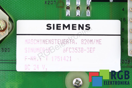6FC3538-3EF SIEMENS SINUMERIK 820M/ME CLAVIER
