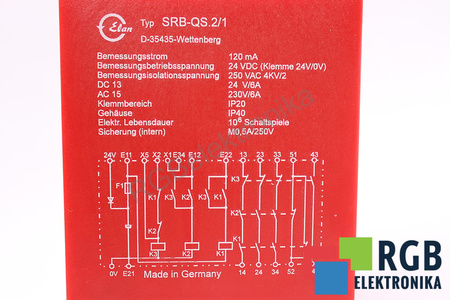 SRB-QS.2/1 ELAN RELAIS DE SÉCURITÉ