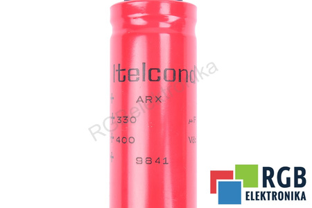 CONDENSATEUR 330UF 400VDC ITELCOND ARX