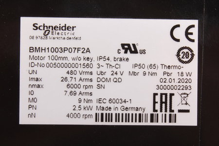 BMH1003P07F2A SCHNEIDER ELECTRIC