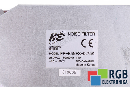 FR-E5NFS-0.75K HANNEUNG TECHNO FILTRE POUR PIÈCES