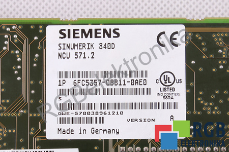 6FC5357-0BB11-0AE0 SIEMENS VERSION A SINUMERIK 840D NCU 571.2
