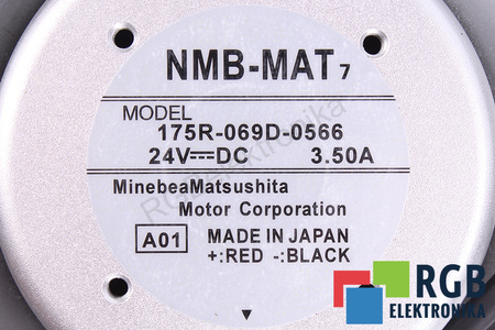 175R-069D-0566 MINEBEA 175X40MM 24V, 3.5A VENTILATEUR