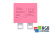 CONDENSATEUR 3.3UF 1000VDC 600VAC WIMA SNUBBER MKP