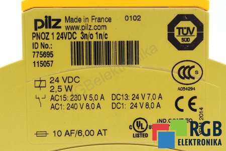PNOZ1 PILZ 775695 RELAIS DE SÉCURITÉ