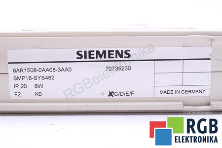 6AR1508-0AA08-3AA0 SIEMENS SICOMP VERSION B SMP16-SYS462