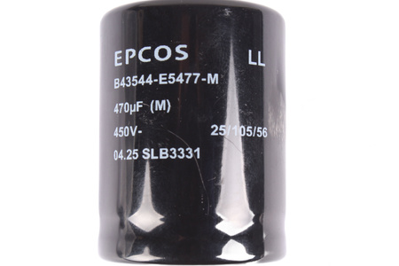 CONDENSATEUR B43544E5477M000 EPCOS 470UF, 450V, 11.5MM, 6MM