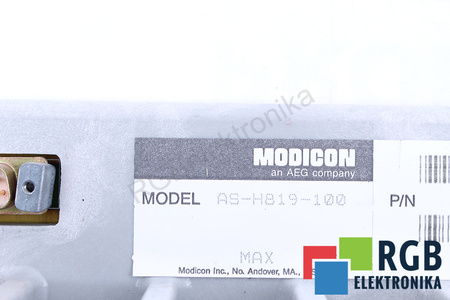 AS-H819-100 MODICON RACK