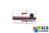 YH10-30-8-8-50 D=30MM D1/D2=8/8MM L=50MM ALUMINIUM ACCOUPLEMENT ÉLASTIQUE A MÂCHOIRES