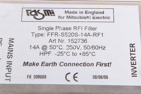 FR-S520S-14A-RF1 RASMI ELECTRONICS 152736 FILTRE