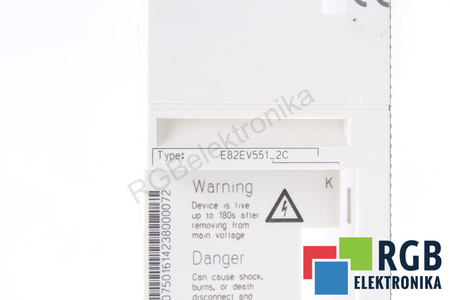 E82EV5512C LENZE FAÇADE DU BOÎTIER