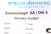 17X30X7 FREUDENBERG BAU2X2 72 NBR 902 JOINT SPI