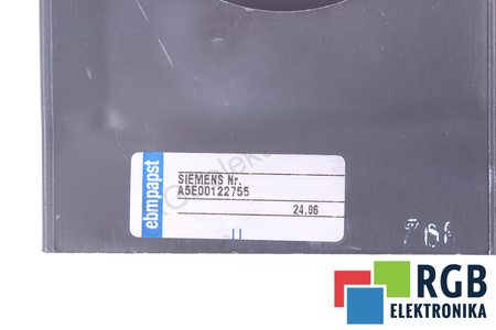 A5E00122755 SIEMENS LOGEMENT DE VENTILATEUR