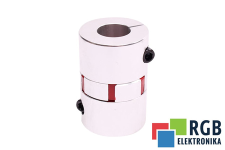 YH10-30-14-14-50 D=30MM D1/D2=14/14MM L=50MM ALUMINIUM ACCOUPLEMENT ÉLASTIQUE A MÂCHOIRES