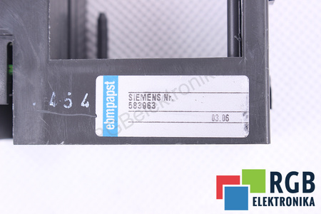 A5E00192386 SIEMENS 583963 CAPOT DU VENTILATEUR