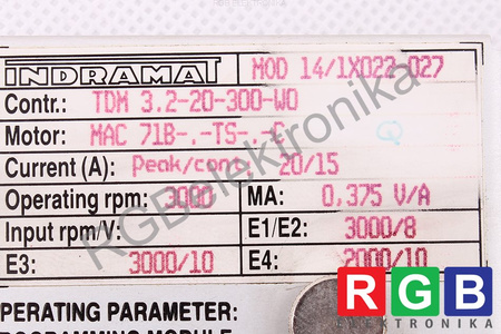 MOD14/1X022-027 INDRAMAT