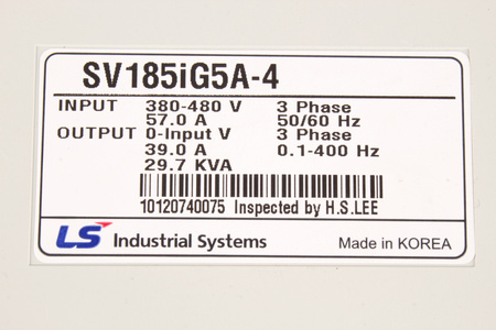 SV185IG5A-4 LS INDUSTRIAL SYSTEMS BOÎTIER
