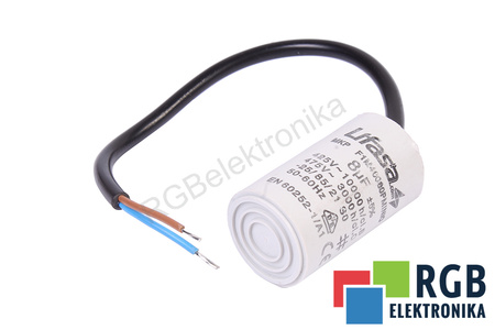 CONDENSATEUR 8UF 425/475V LIFASA MKPF1M40080PMINIO 8UF, 475V