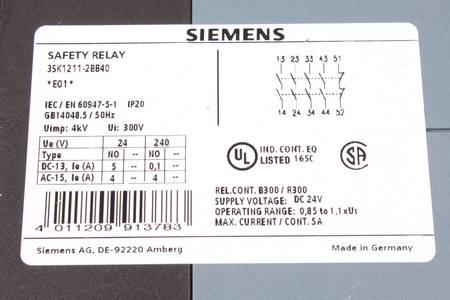 3SK1211-2BB40 SIEMENS SIRIUS RELAIS DE SÉCURITÉ