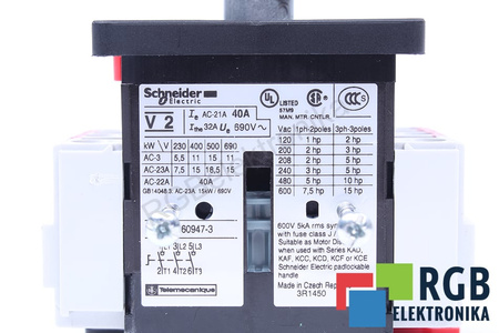 V2 SCHNEIDER ELECTRIC SECTIONNEUR