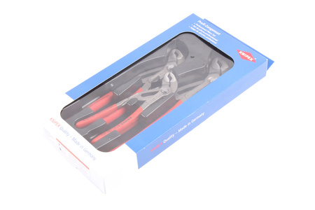 JEU DE PINCES KNIPEX COBRA® 002009V02 KNIPEX 00 20 09 V02 1 X 8701180 1 X 8701250 1 X 8701300 170X36MM