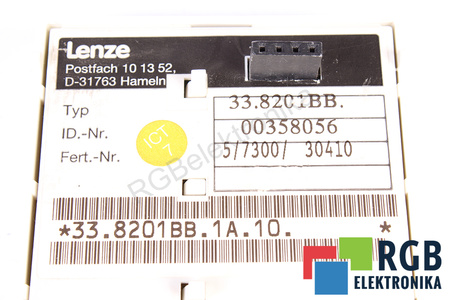33.8201BB.1A.10 LENZE PANNEAU DE CONTRÔLE ET DE COMMANDE