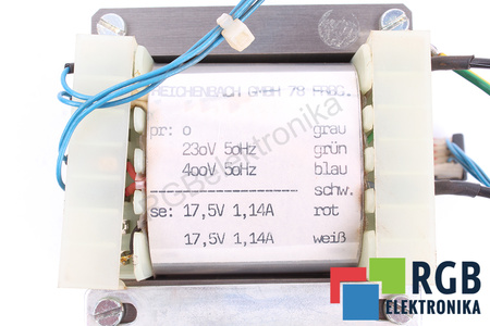 PRI 230-400V SEC 17.5V REICHENBACH 230-400V, 17.5V TRANSFORMATEUR