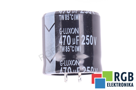 CONDENSATEUR 470UF 250V TEAPO G-LUXON
