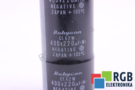 CONDENSATEUR 220UF 400V RUBYCON CE62W