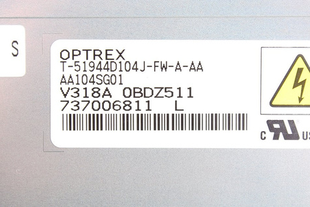 T-51944D104J-FW-A-AA OPTREX 10.4" MATRICE LCD