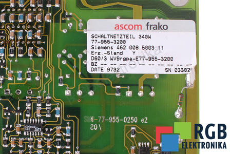 77-955-3200 ASCOM 4620085003.11 POUR PIÈCES