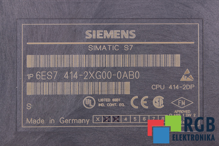 6ES7414-2XG00-0AB0 SIEMENS SIMATIC S7-400 CPU 412-2