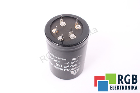 CONDENSATEUR B43306-U9667-M1 S+M 25/085/56 660UF, 400VDC