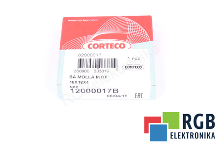 10X18X4 CORTECO BA MOLLA INOX 12000017B JOINT SPI