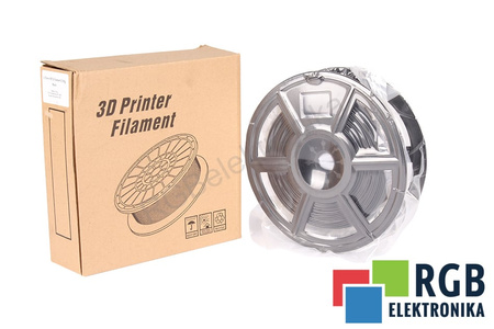 1,75MM PETG FILAMENT 0.5KG BLACK FLASHFORGE DIMENSION EXTÉRIEURE DE LA BOBINE 180MM, DIMENSION INTÉRIEURE DE LA BOBINE 50MM, LARGEUR DE LA BOBINE 45MM