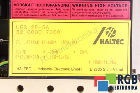 UES25-5A HALTEC ALIMENTATION